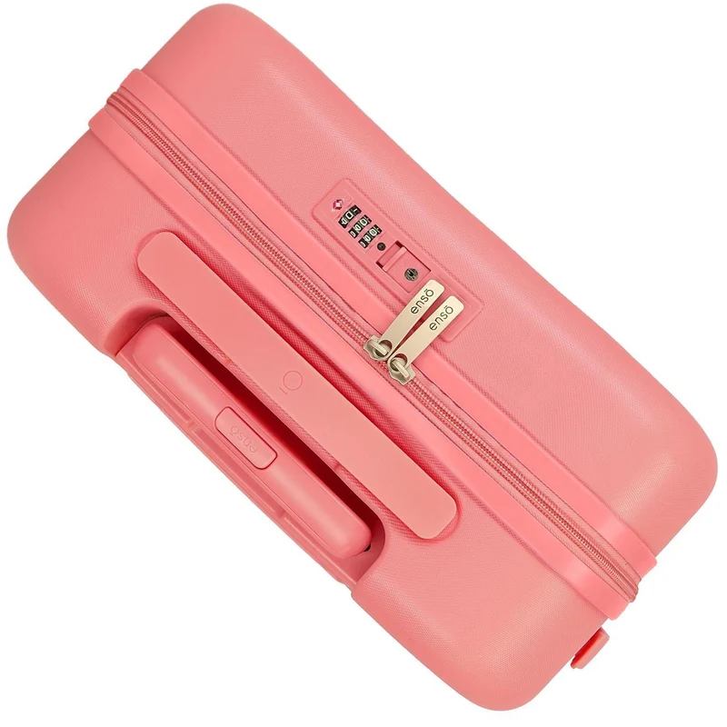 9529122 TROLLEY ABS 55CM. 4R. ENSO BONJOUR CORAL