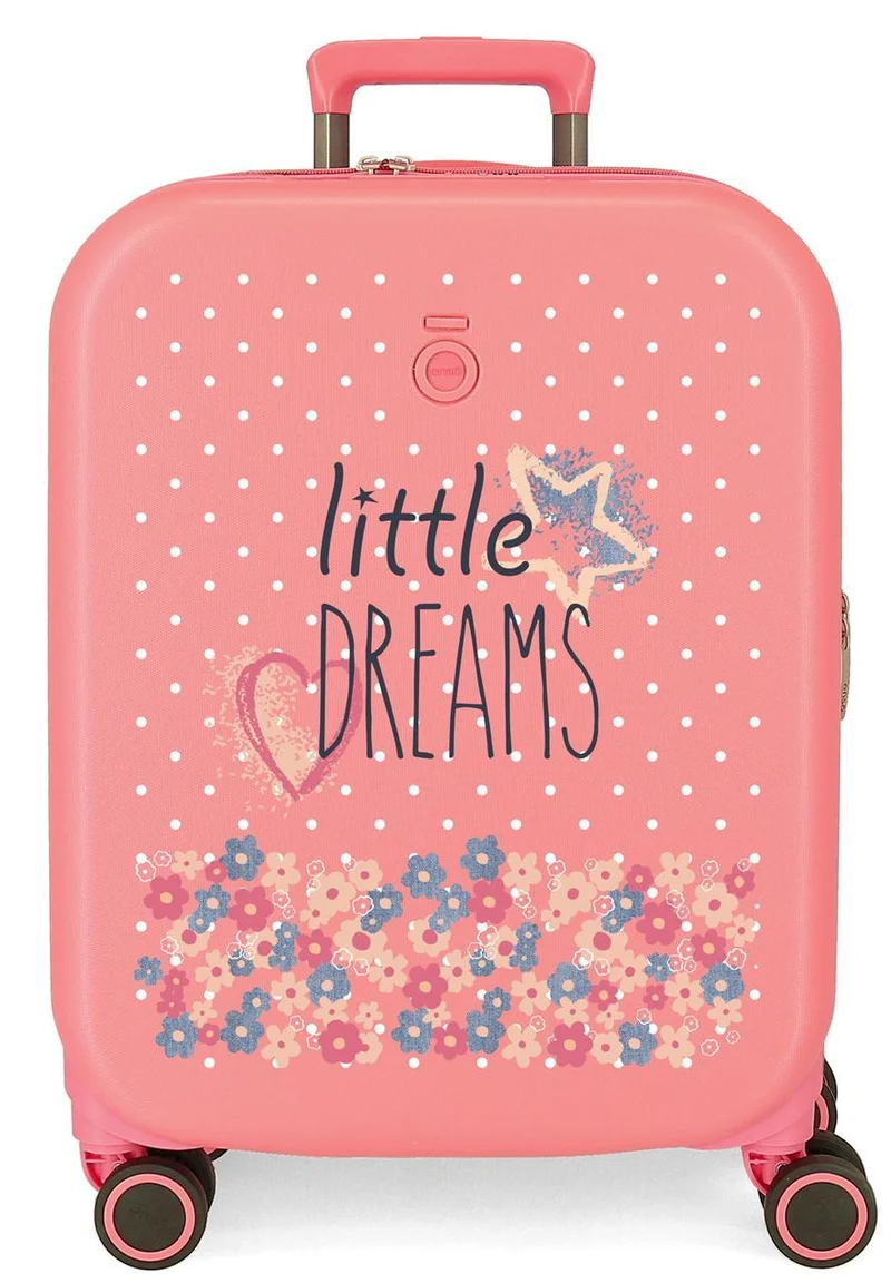 9499122 TROLLEY ABS 55CM. 4R. ENSO LITTLE DREAMS CORAL