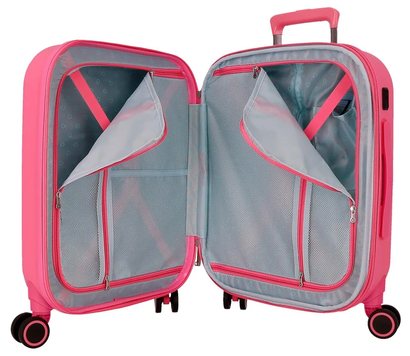 9628625 TROLLEY ABS 55CM. C/EXP. 4R. ENSO ANNIE FUCSIA
