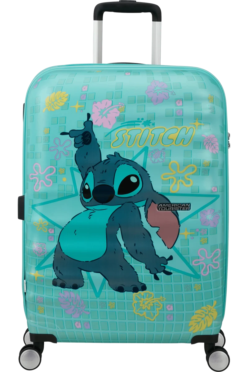 Maleta mediana 67cm Disney STITCH FLOWER de WAVEBREAKER