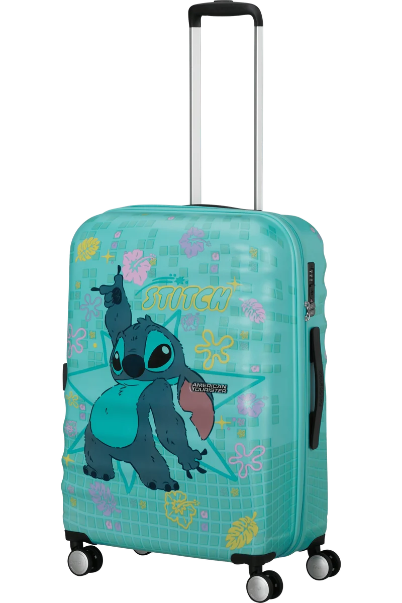 Maleta mediana 67cm Disney STITCH FLOWER de WAVEBREAKER