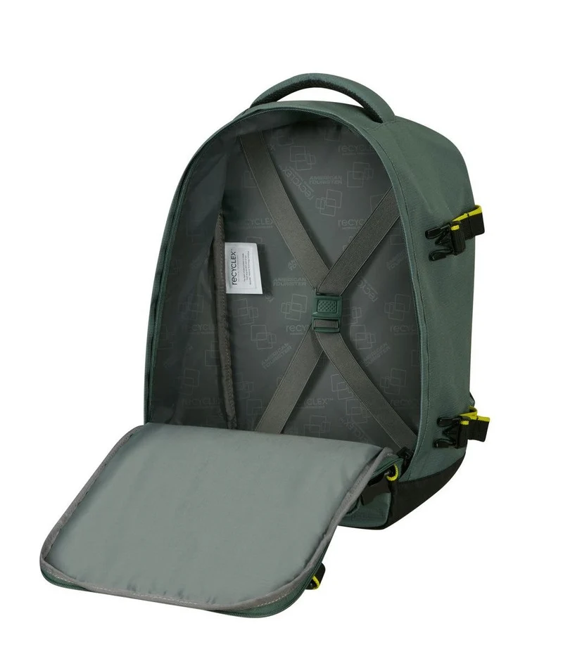 Pack Maleta Cabina FLASHLINE + Mochila TAKE2CABIN de American Tourister - Verde