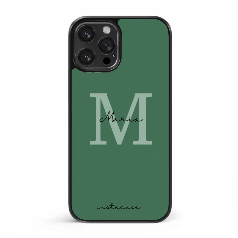 Capa Compact Initials Verde