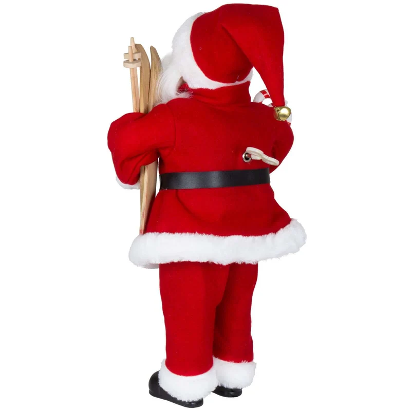Animierter Santa 45cm, mechanische Spieluhr, VE-6