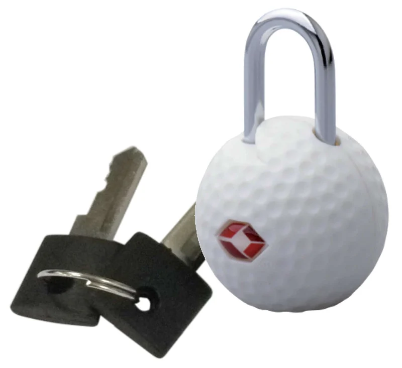 TSA Kofferschloss, Motiv Golfball, VE-72(12)