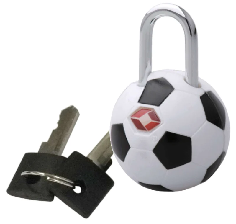 TSA Kofferschloss, Motiv Fußball, VE-72(12)