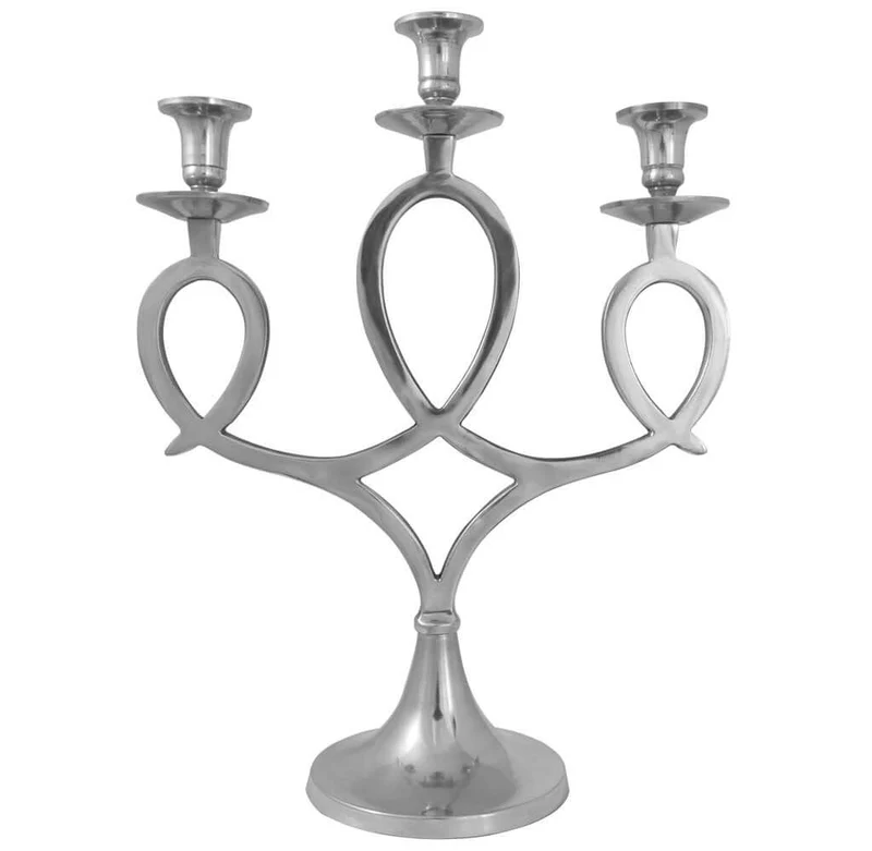 Kerzenständer Acheron für 3 Kerzen / 34x17x44cm