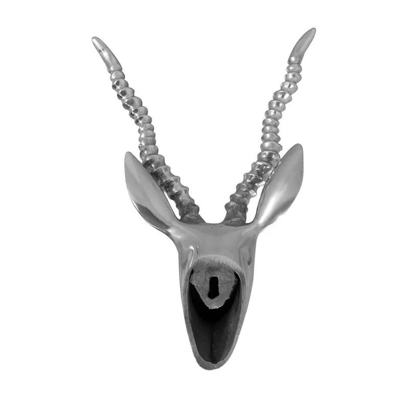 Alu Wanddekoration Gazelle 31x28x13cm