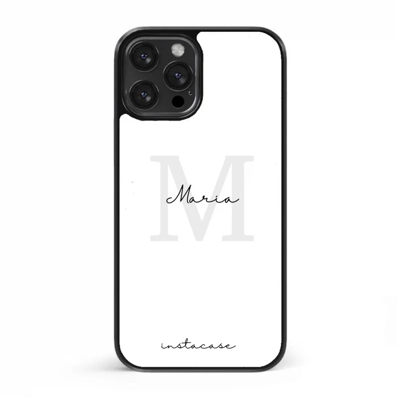 Capa Compact Initials Branco