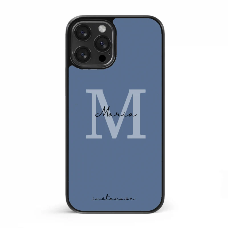 Capa Compact Initials Azul