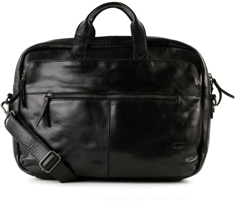 Bear Design Laptoptas 'Dubbele Rits Jamie' 15 Inch