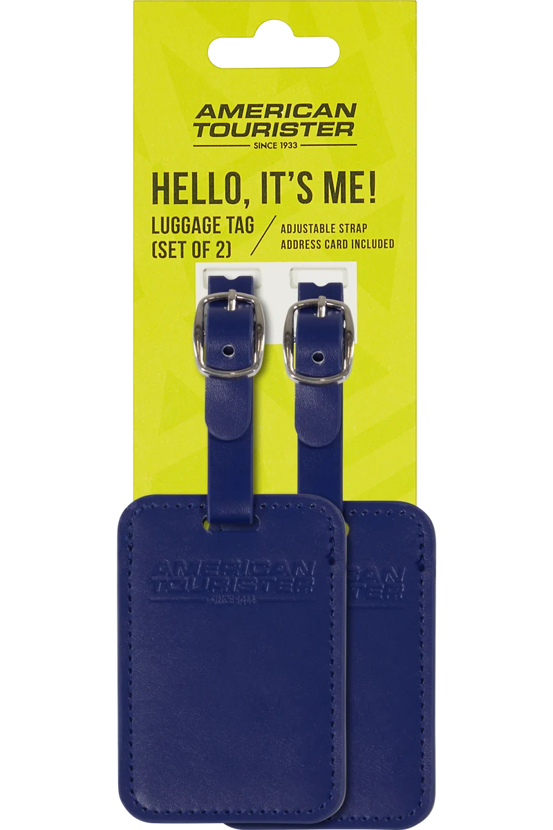 American Tourister Ta Luggage Tag / Bagagelabel 2 Stuks