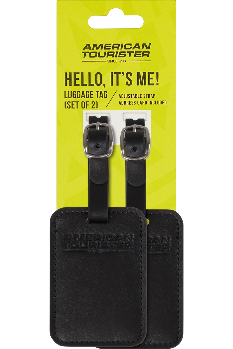 American Tourister Ta Luggage Tag / Bagagelabel 2 Stuks