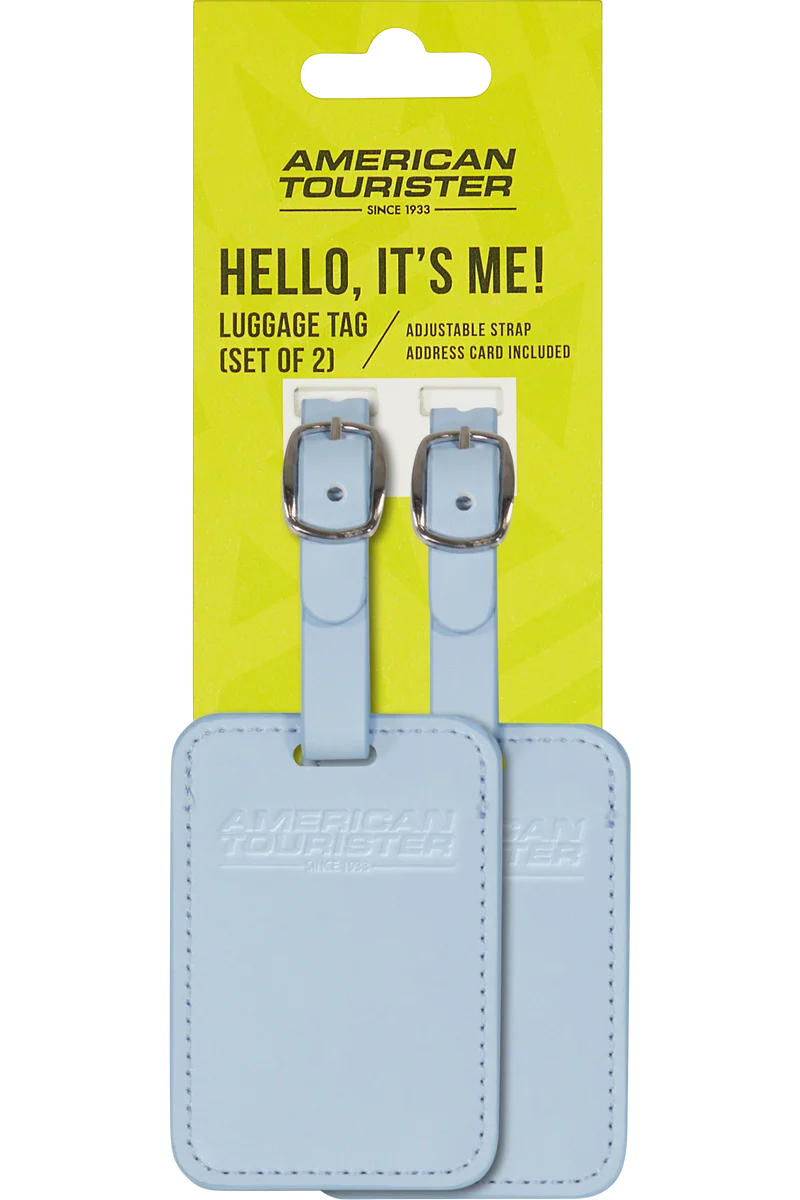 American Tourister Ta Luggage Tag / Bagagelabel 2 Stuks