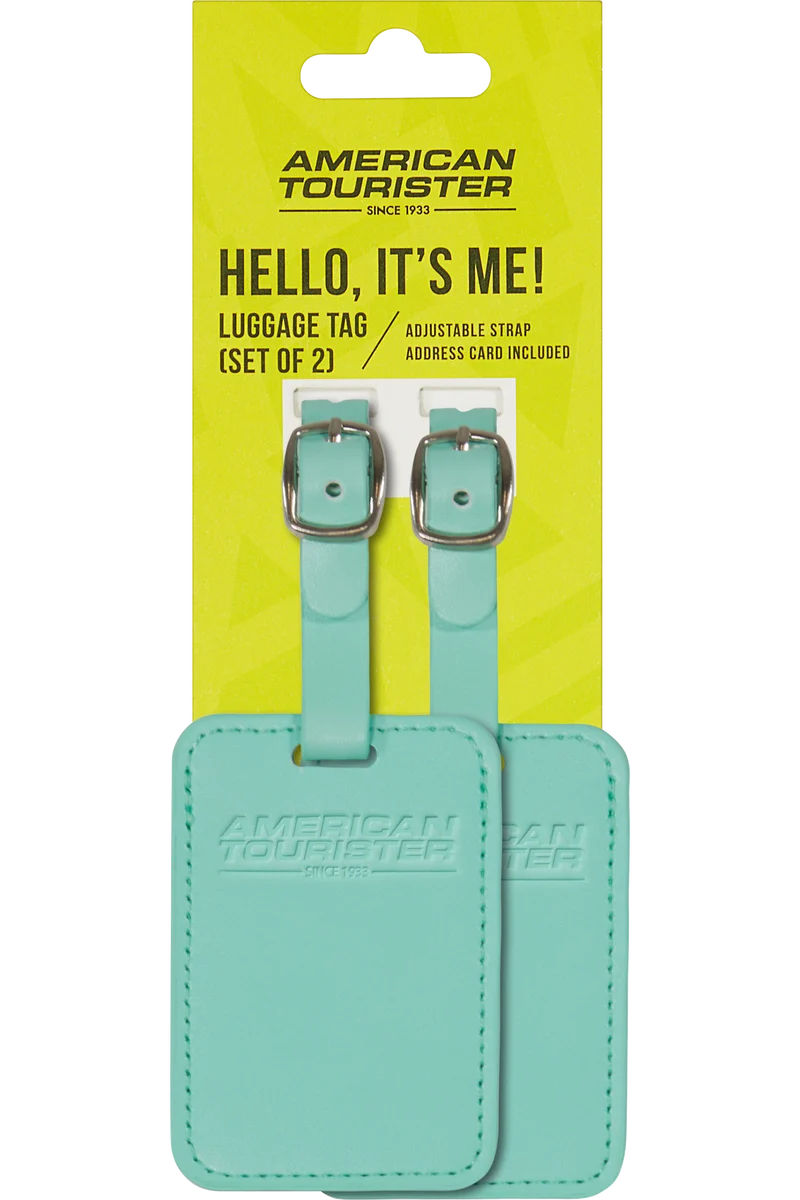 American Tourister Ta Luggage Tag / Bagagelabel 2 Stuks