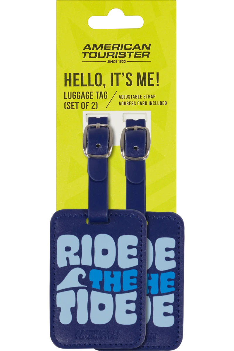 American Tourister Ta Luggage Tag / Bagagelabel 2 Stuks
