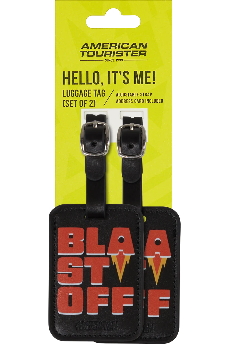 American Tourister Ta Luggage Tag / Bagagelabel 2 Stuks