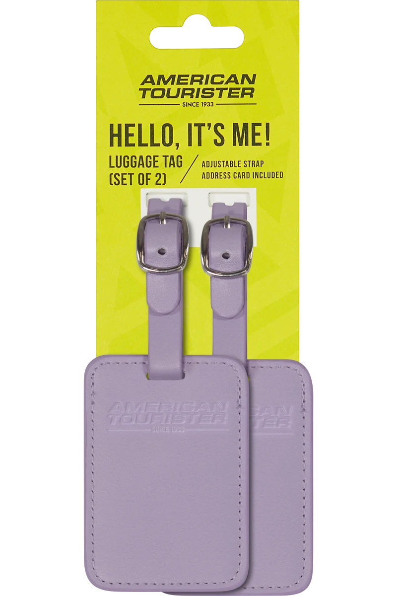 American Tourister Ta Luggage Tag / Bagagelabel 2 Stuks