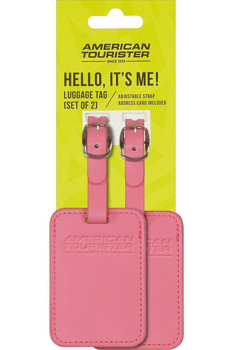 American Tourister Ta Luggage Tag / Bagagelabel 2 Stuks