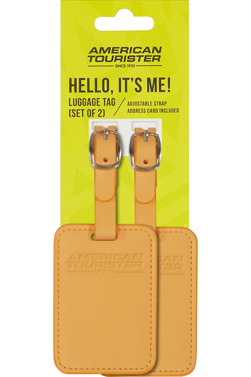 American Tourister Ta Luggage Tag / Bagagelabel 2 Stuks