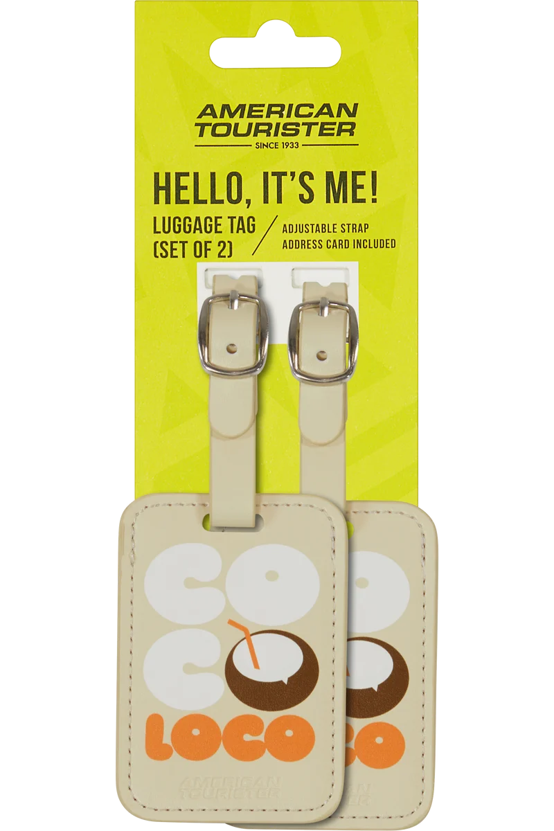 American Tourister Ta Luggage Tag / Bagagelabel 2 Stuks