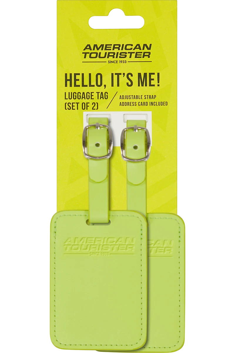 American Tourister Ta Luggage Tag / Bagagelabel 2 Stuks