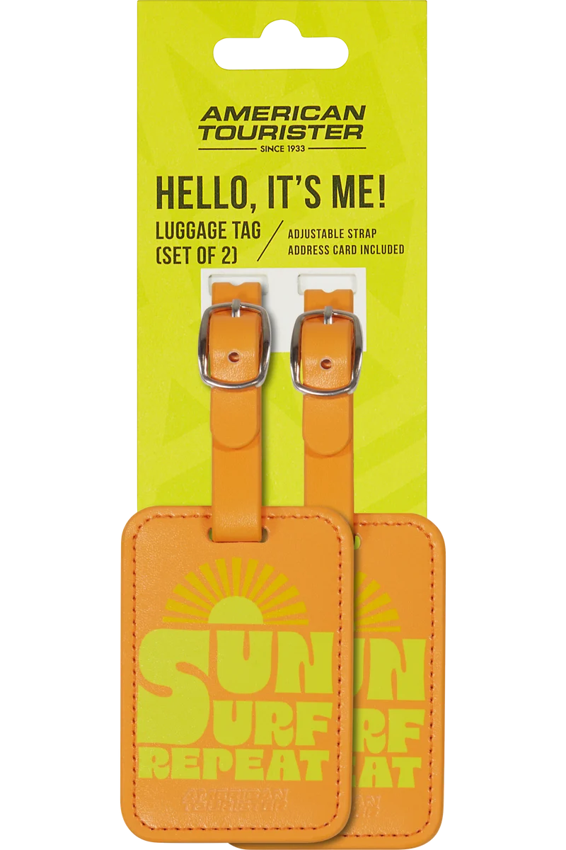 American Tourister Ta Luggage Tag / Bagagelabel 2 Stuks