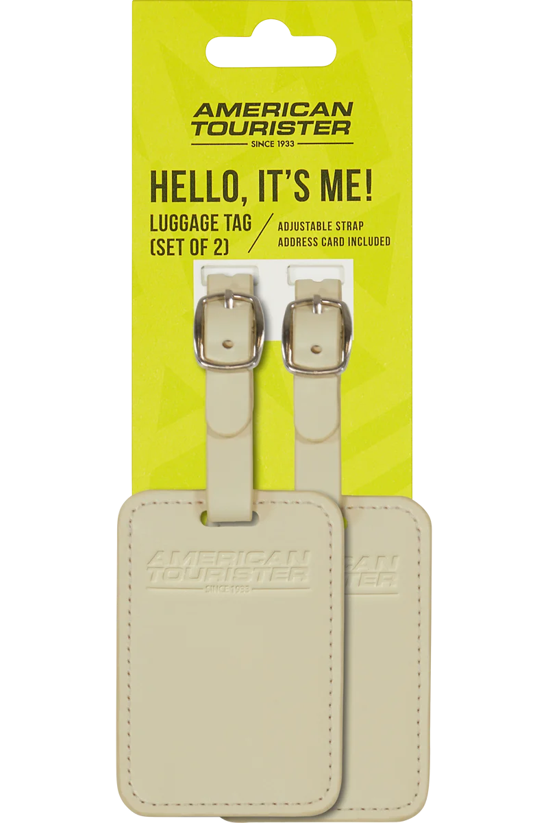 American Tourister Ta Luggage Tag / Bagagelabel 2 Stuks