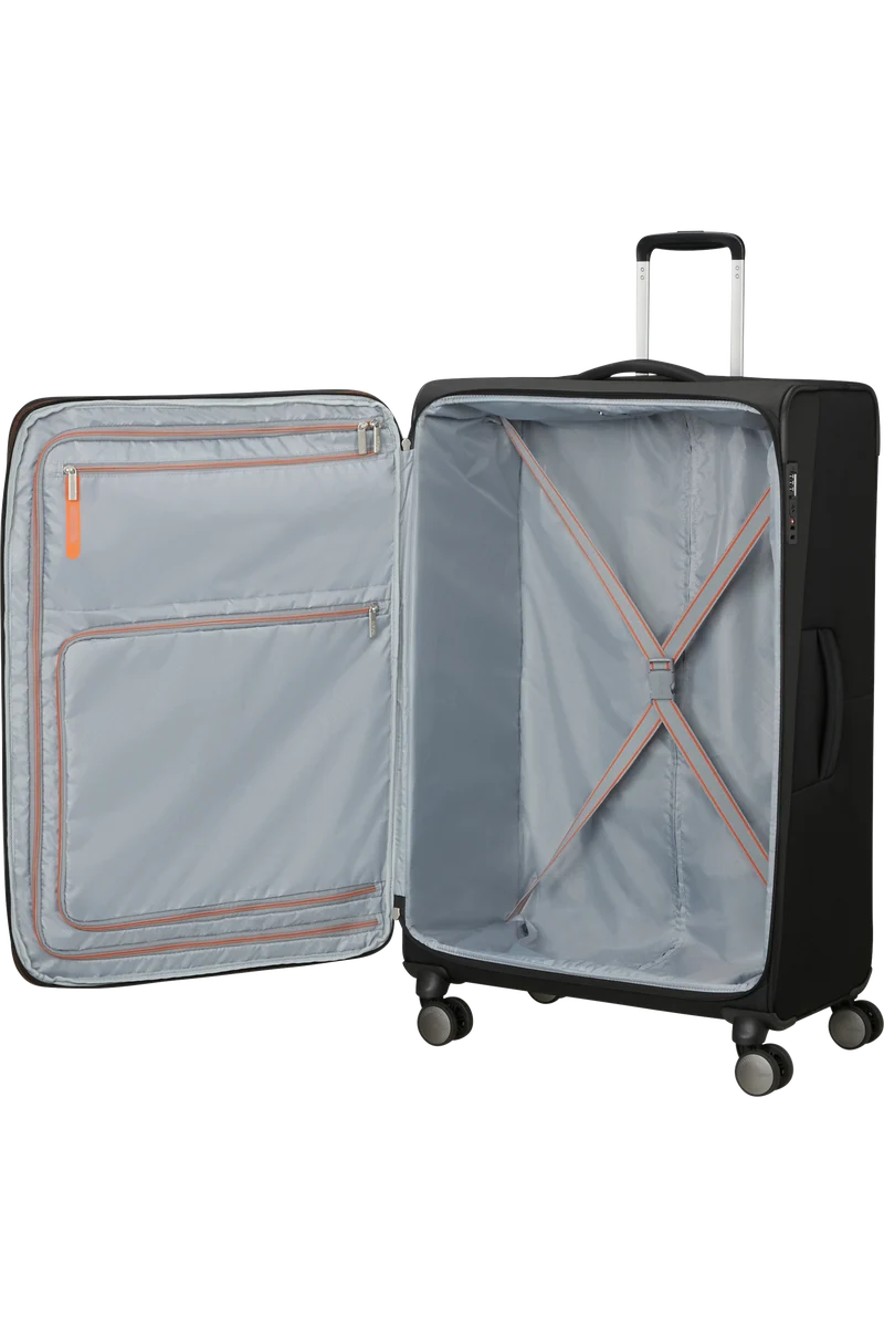 American Tourister Wanderlite Spinner M 73/81 liter TSA Expandable 68x43x29/32 cm