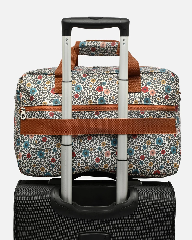 Leoflor bolsa de finde semana con estampado y asa bandolera extraíble
