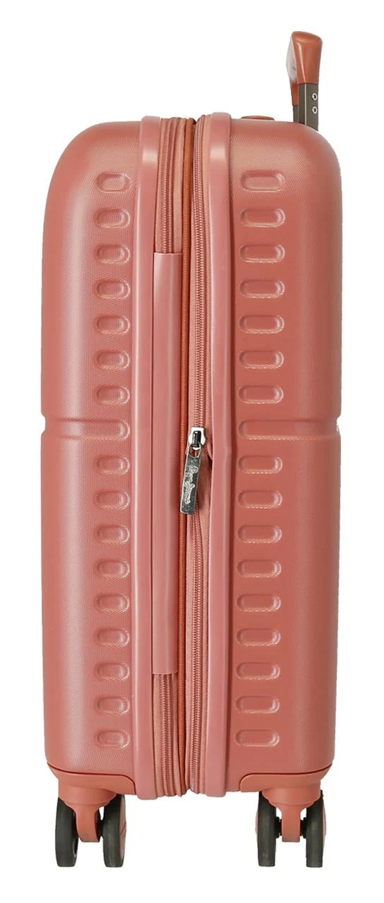 7688626 TROLLEY ABS 55CM. C/EXP. 4R. PJL HIGHLIGHT TERRACOTA