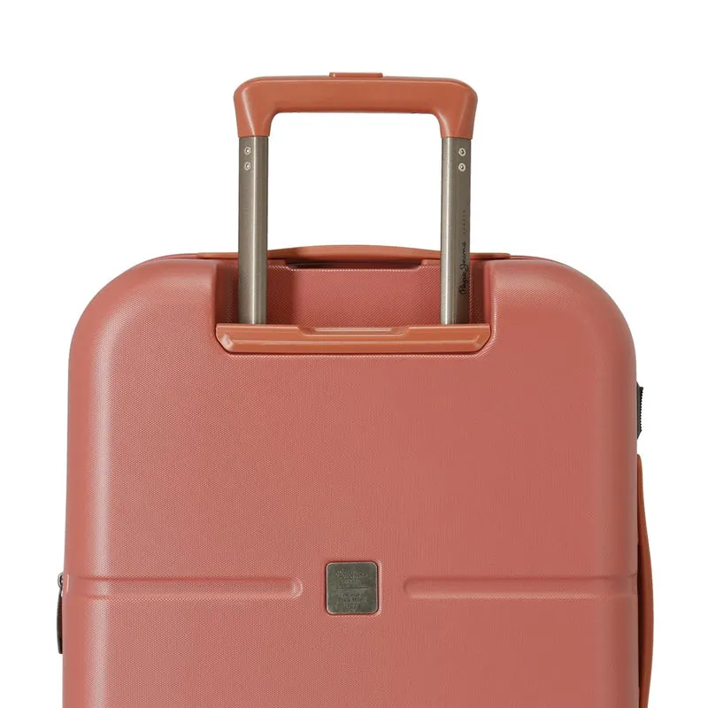 7688626 TROLLEY ABS 55CM. C/EXP. 4R. PJL HIGHLIGHT TERRACOTA