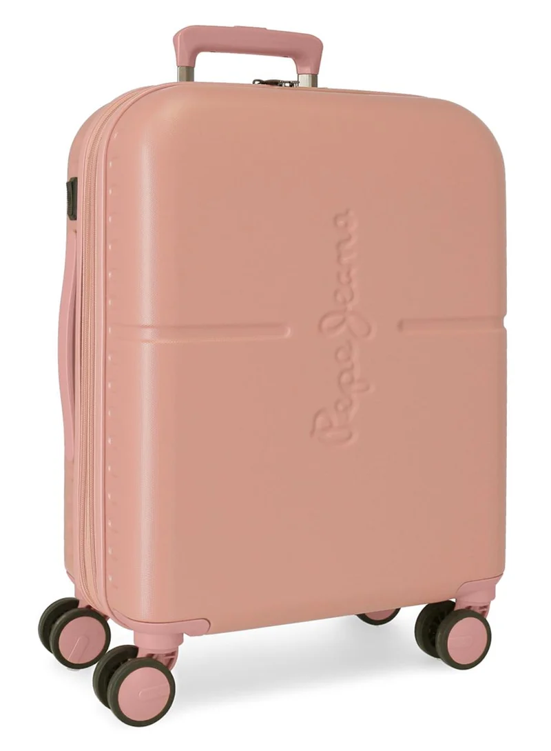 7688624 TROLLEY ABS 55CM. C/EXP. 4R. PJL HIGHLIGHT ROSA CLAR