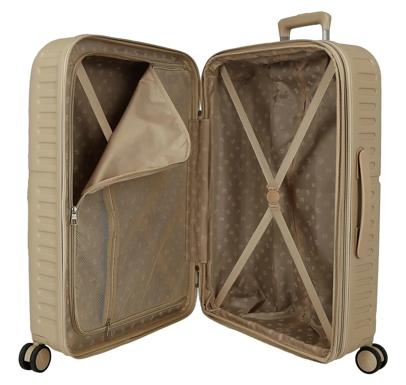 7699238 TROLLEY ABS 70CM. C/EXP. 4R. PJL ACCENT BEIGE CHAMPA