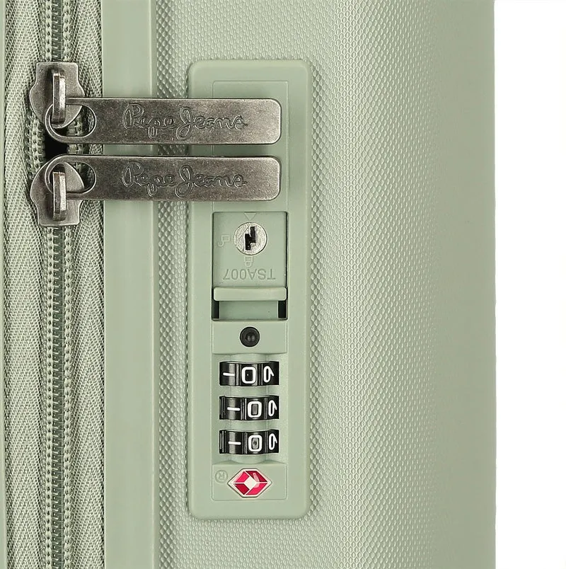 7699139 TROLLEY ABS 55CM. 4R. PJL ACCENT VERDE VINTAGE