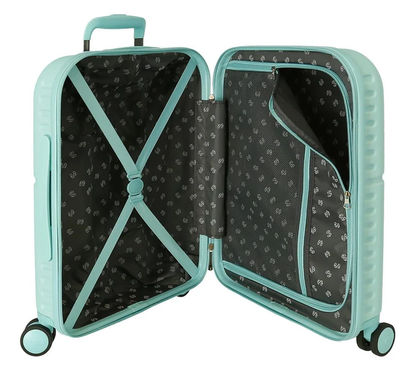 6619525 SET/2 TROLLEY ABS 55-70CM. 4R. PJL NEREA TURQUESA