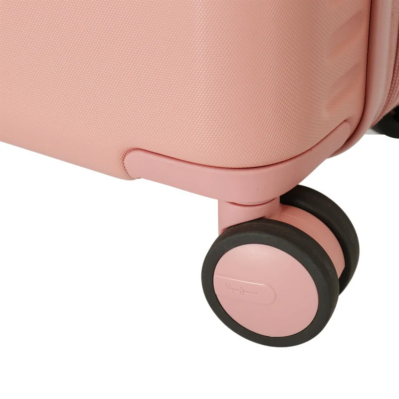 6439124 TROLLEY ABS 55CM. 4R. PJL LAILA ROSA CLARO