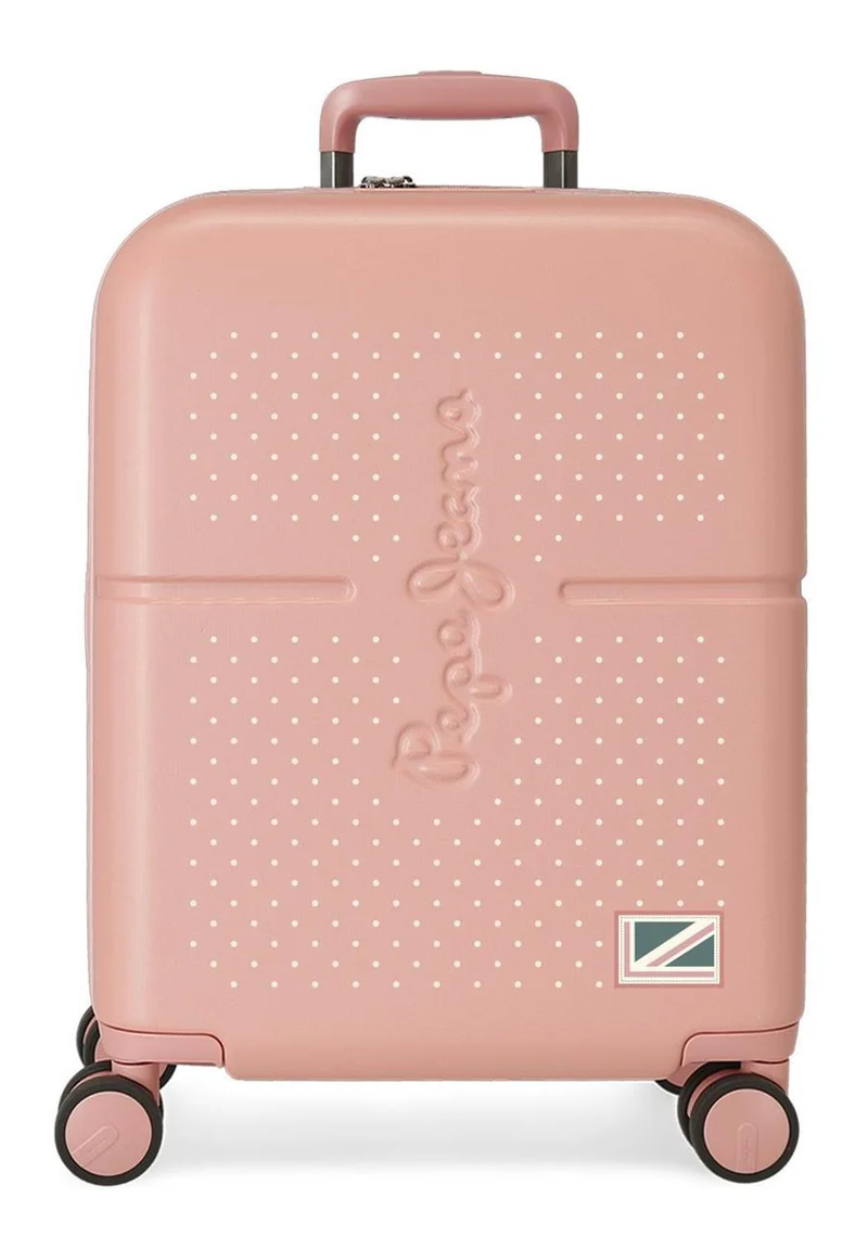 6438624 TROLLEY ABS 55CM. C/EXP. 4R. PJL LAILA ROSA CLARO