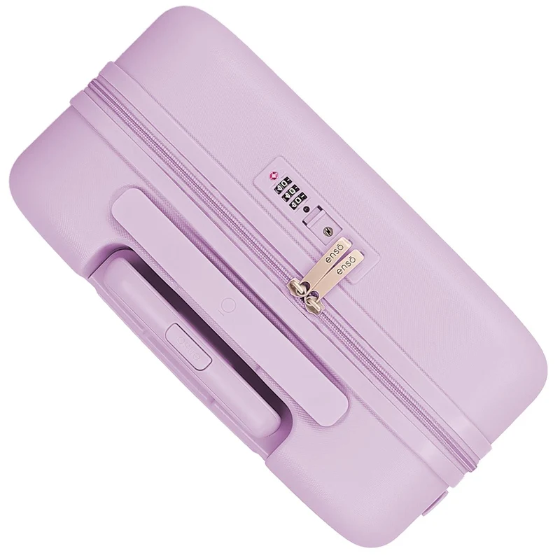 3859123 TROLLEY ABS 55CM.4R.STITCH YOU ARE MAGICAL LILA