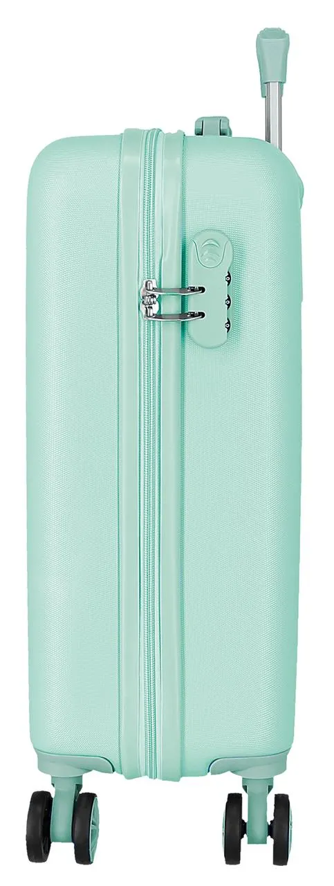 4011125 TROLLEY ABS 55CM. 4R. FROZEN FIND YOUR DESTINY TURQU