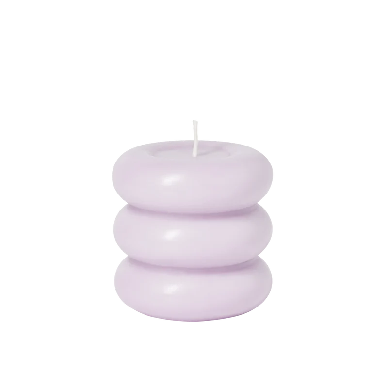 Candle Sculpture Templo (pale Lilac)