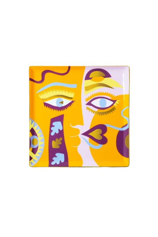 Ceramic Tray Claire Johnson Orange
