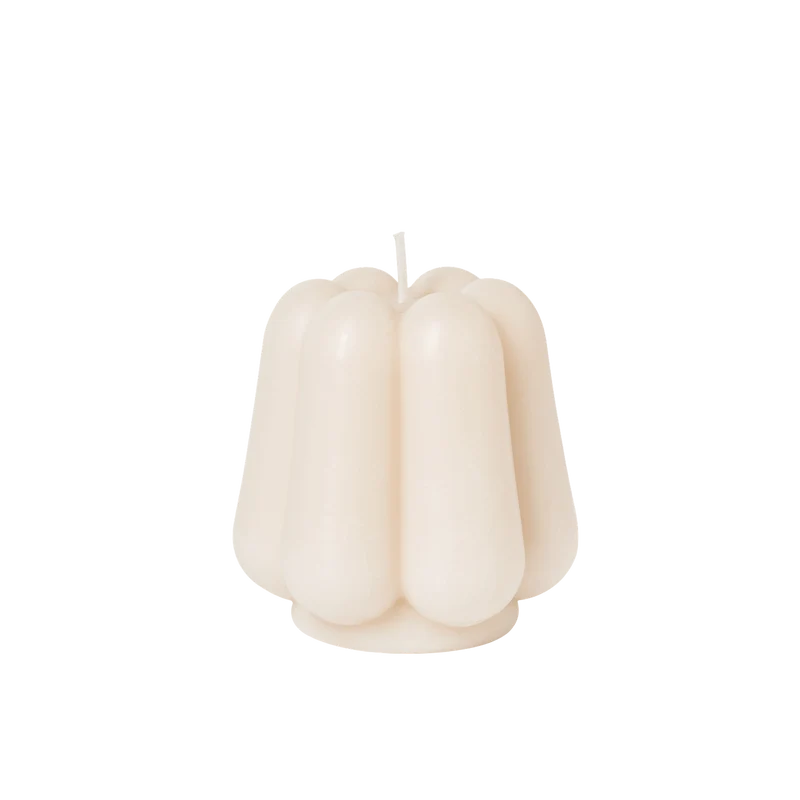 Candle Sculpture Templo (ivory)