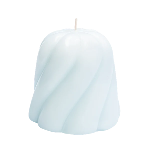 Candle Sculpture Templo (pale Blue)