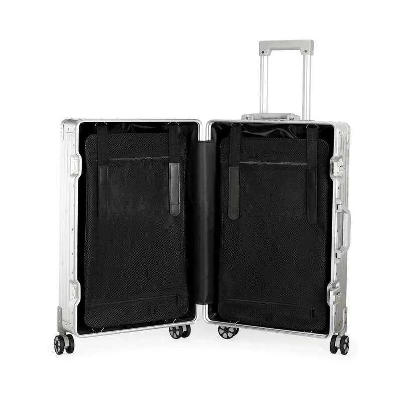 GREENWICH Maleta 100% ALUMINIO Praga Mediana 66.5cm
