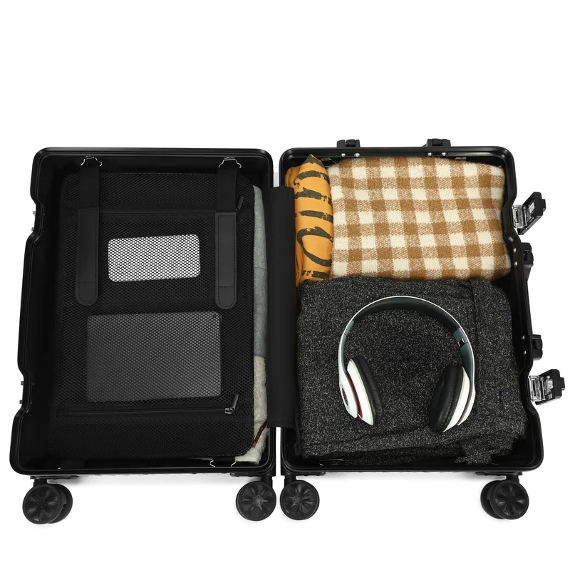 GREENWICH Maleta 100% ALUMINIO Praga Mediana 66.5cm