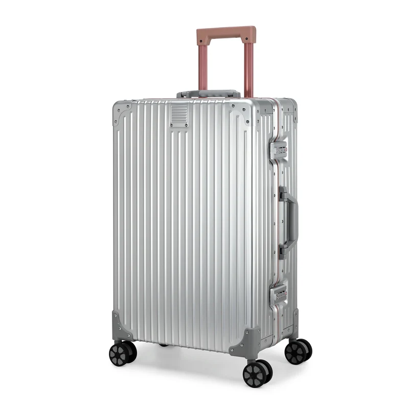 GREENWICH Maleta 100% ALUMINIO Praga Mediana 66.5cm