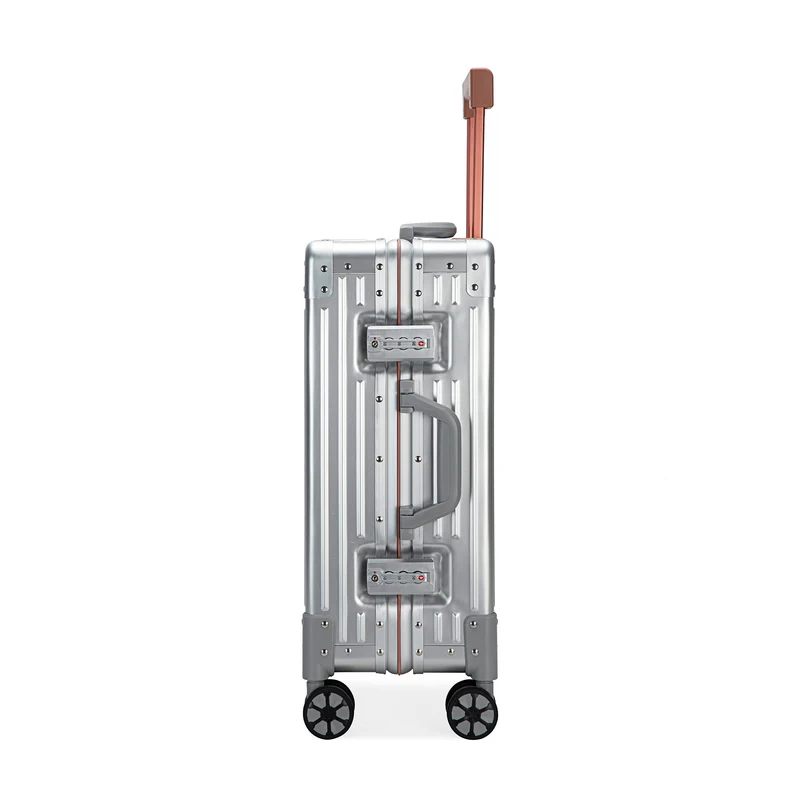 GREENWICH Maleta 100% ALUMINIO Praga Mediana 66.5cm