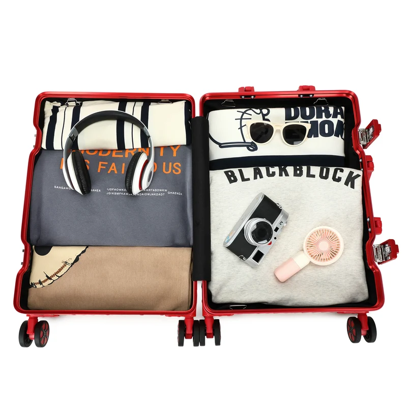 GREENWICH Maleta 100% ALUMINIO Praga Mediana 66.5cm