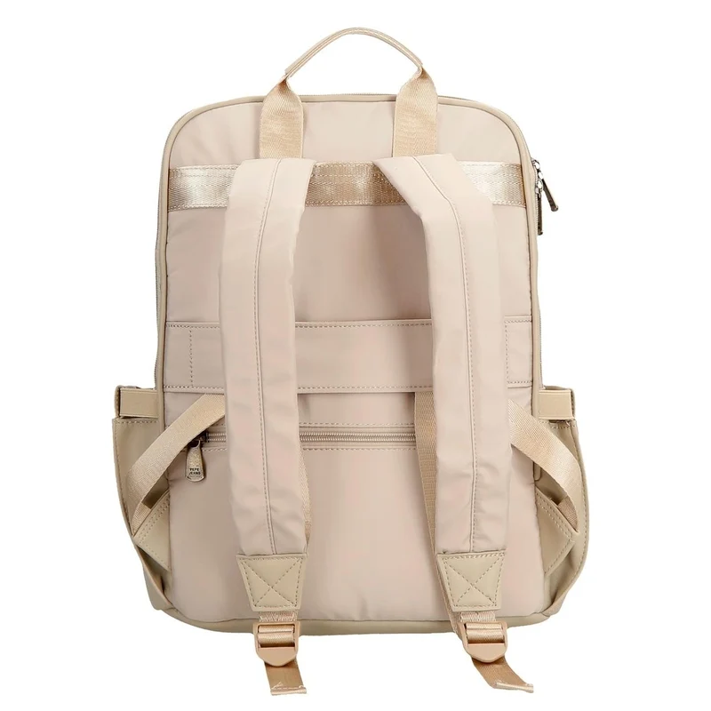 Mochila porta ordenador 15" Pepe Jeans Morgan beige